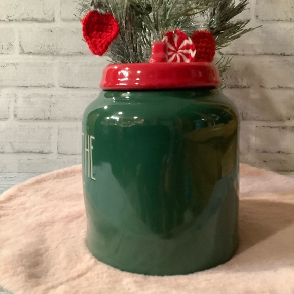 Rae Dunn Deck The Paws Lidded Canister - Picture 2 of 6